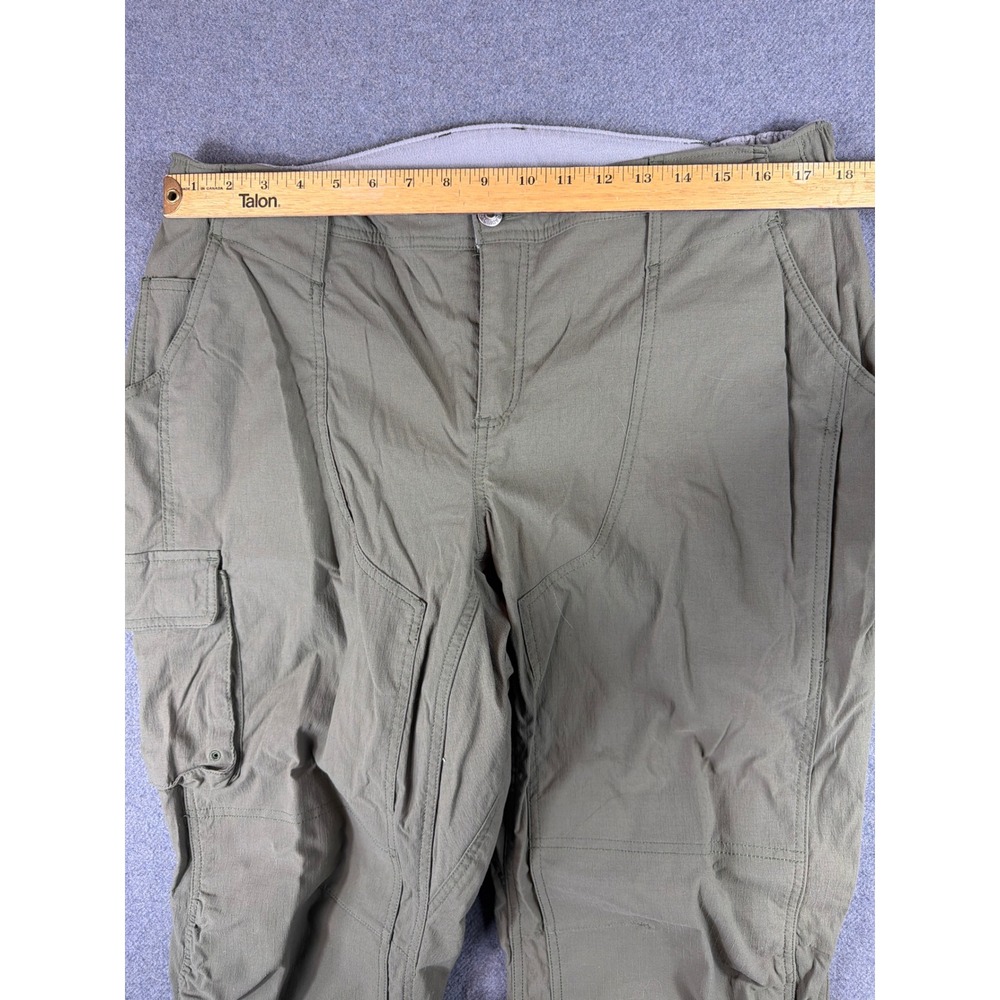 Duluth Trading Co Cargo Pants Women 16‎ x 29 Ripstop Stretch Utility - Picture 4 of 9